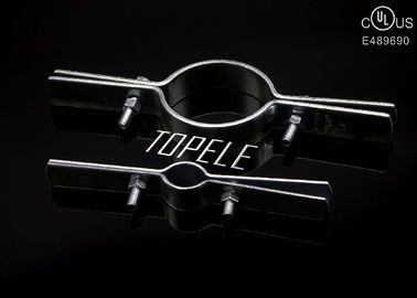 ซิงก์ Plated Riser Pipe Clamp With Bolt, 1/2 &quot; หัวท่อ UL รายการสินค้า