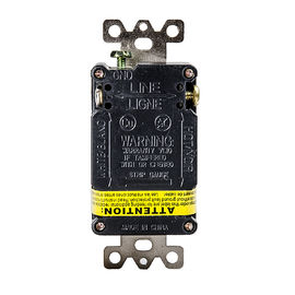 20 แอมเปอร์ Gfci ช่องรับและช่องออก 125 วอลท์ อากาศทนทานตัวชี้ด้วยไฟ LED