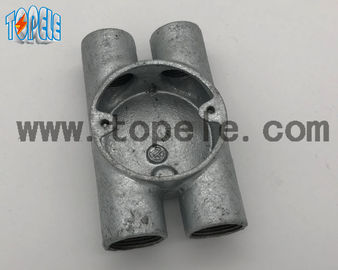 BS4568 อุปกรณ์ประกอบสายไฟฟ้า Twin Through Way H กล่องเหล็กอ่อนโยน 20mm -32mm