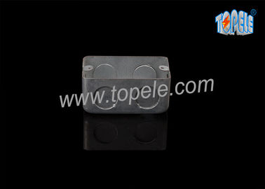 2 นิ้ว x4 นิ้ว / สหรัฐอเมริกามาตรฐาน Pre- Galvanized Steel Switch อุปกรณ์กล่องหลอดสี่เหลี่ยม / กล่องหลอดไฟฟ้า