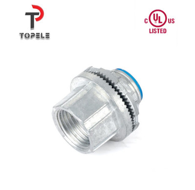 UL Standard Threaded Conduit And Fittings สายเชื่อมฮับที่แน่นซิงค์ที่แน่น