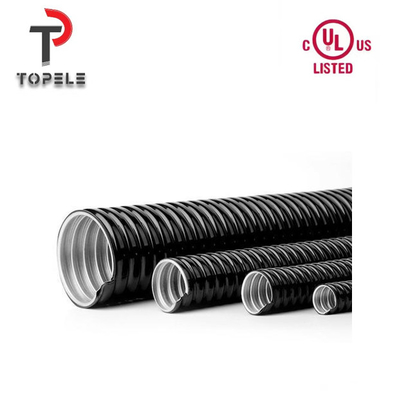 UL Standard Pvc Coated Flexible Conduit Metallic FMC การควบคุมการเคลื่อนไหวของโลหะ