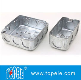 4" 1-1/2" หนังเหล็กสี่เหลี่ยม / สี่เหลี่ยม ตู้แยกช่องออกสายไฟฟ้า