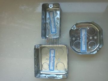 TOPELE 54171, 4 กล่องโอนไฟฟ้าเหล็กแปดเหลี่ยม, 2-1/8 &quot;ลึก, 1/2 นิ้ว Knockou