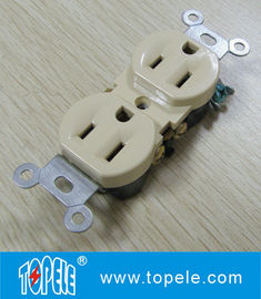 แผนกสี่เหลี่ยม GFCI เครื่องรับทองแดง / แกลมอะลูมิเนียม Aloy POP Up Type Floor Socket