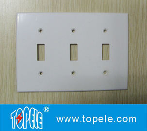 กล่องเดียว / สองกล่อง พลาสติกตกแต่ง Duplex GFCI เครื่องรับ
