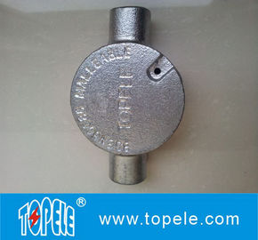 BS4568 กล่องเชื่อมไฟฟ้าวงกลมเหล็ก / อลูมิเนียมแบบลอกได้สองทาง - ผ่านทาง