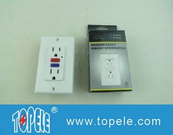 เครื่องรับ GFCI แบบพาณิชย์แบบสองแบบ 125V ที่ทนต่อการปลอมแปลง