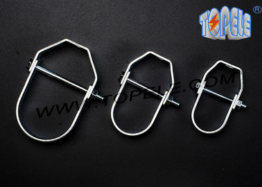 ค่าใช้งานสูง / UL มาตรฐาน Pre- Galvanized Steel Clevis Hanger กับบอลท์และเน็ตสําหรับท่อ, ปุ่มท่อ