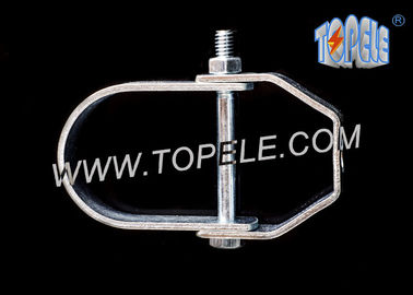 ค่าใช้งานสูง / UL มาตรฐาน Pre- Galvanized Steel Clevis Hanger กับบอลท์และเน็ตสําหรับท่อ, ปุ่มท่อ