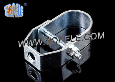 ค่าใช้งานสูง / UL มาตรฐาน Pre- Galvanized Steel Clevis Hanger กับบอลท์และเน็ตสําหรับท่อ, ปุ่มท่อ