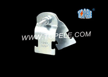 UL Standard Strut Clamps เหล็กปูปูน ขนาด 1/2 "-4" EMT สายไฟฟ้าและอุปกรณ์ติดต่อช่อง Unistrut
