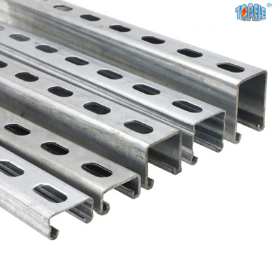 Hot DIP กระปุกเรียบ / สล็อตสตรูทช่อง Unistrut 41X41X2.5mm