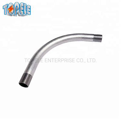 สายไฟแข็ง 90 องศาเอลโค้ท IEC61386 20mm-110mm Hot DIP Galvanized