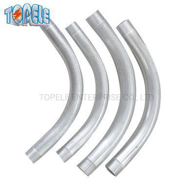 สายไฟแข็ง 90 องศาเอลโค้ท IEC61386 20mm-110mm Hot DIP Galvanized