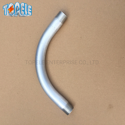 สายไฟแข็ง 90 องศาเอลโค้ท IEC61386 20mm-110mm Hot DIP Galvanized