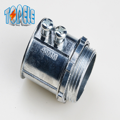 IEC 61386 25mm Connector EMT Aleacion Zinc EMT Connector Set ชุดสกรูชนิด