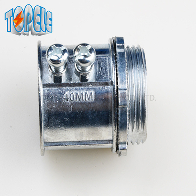 IEC 61386 25mm Connector EMT Aleacion Zinc EMT Connector Set ชุดสกรูชนิด