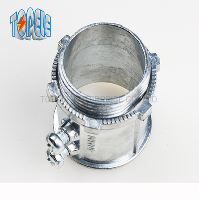 IEC 61386 25mm Connector EMT Aleacion Zinc EMT Connector Set ชุดสกรูชนิด