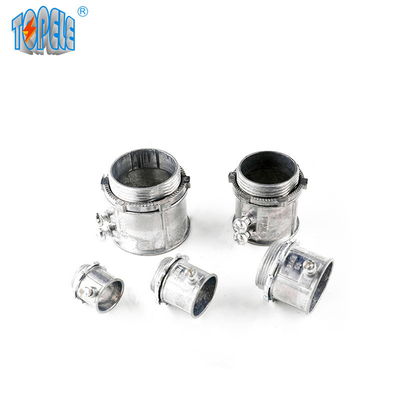 25mm 32mm IEC 61386 Emt เครื่องเชื่อมชุดสกรูประเภทเงินซิงค์