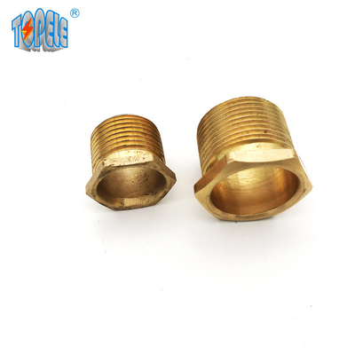 แบบยาว / สั้น ชายทองแดงหมึก Hexagon Bush 15mm 20mm 25mm