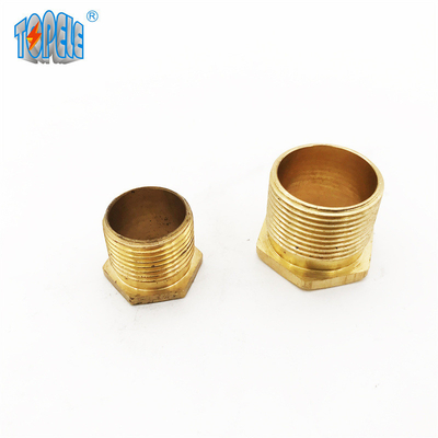 แบบยาว / สั้น ชายทองแดงหมึก Hexagon Bush 15mm 20mm 25mm