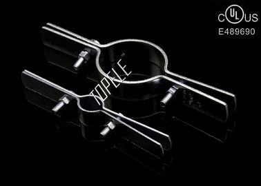 ซิงก์ Plated Riser Pipe Clamp With Bolt, 1/2 &quot; หัวท่อ UL รายการสินค้า