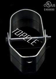 ซิงค์ Plated Steel Pipe Clamps หนักงานปรับขนาด Clevis Hanger ตามต้องการ
