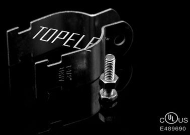 สแตนเลสปลาย Strut Channel Clamps แบบสากลด้วยสแตนเลสหนึ่งเน็ต / โบลท์