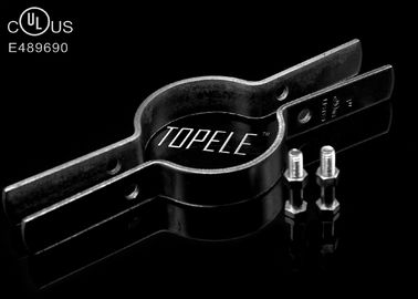 คาร์บอนสแตนเลส Pipe Clamps Sliver Pipe Holder Clamps With 1/2 นิ้ว - ขนาด 6 นิ้ว