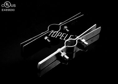 คาร์บอนสแตนเลส Pipe Clamps Sliver Pipe Holder Clamps With 1/2 นิ้ว - ขนาด 6 นิ้ว