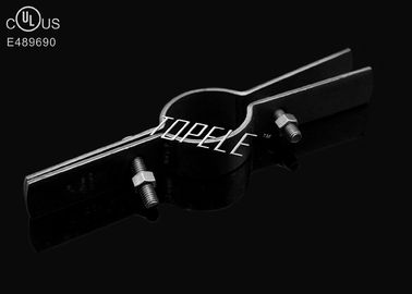 ซิงค์ Plated Steel Pipe Clamps / Black Riser Pipe Clamps ด้วยการรับรอง UL Bolt