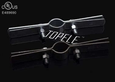 ซิงค์ Plated Steel Pipe Clamps / Black Riser Pipe Clamps ด้วยการรับรอง UL Bolt
