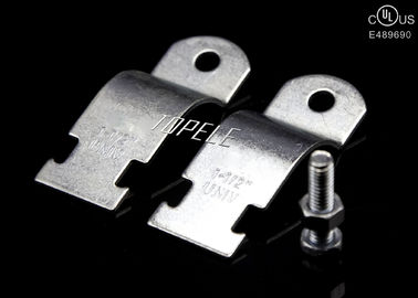 มหาวิทยาลัยเหล็กสตรอท Clamp Unistrut ช่อง Galvanized จบสําหรับการสนับสนุน ช่องสตรอท