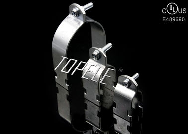 มหาวิทยาลัยเหล็กสตรอท Clamp Unistrut ช่อง Galvanized จบสําหรับการสนับสนุน ช่องสตรอท