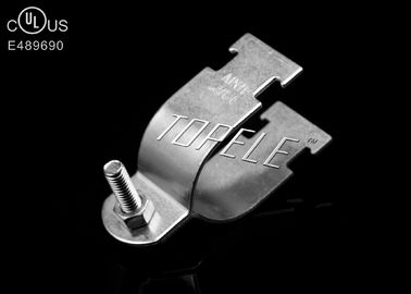 มหาวิทยาลัยเหล็กสตรอท Clamp Unistrut ช่อง Galvanized จบสําหรับการสนับสนุน ช่องสตรอท