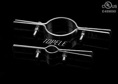 สีดําเหล็กท่อ Riser Clamp / UL มาตรฐานท่อถือ Clamp กับ 1/2 &quot;ถึง 6&quot; ขนาด / วัสดุก่อสร้าง