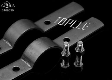 ยืดหยุ่น Ul สแตนเดอร์สแตนเลส สแตนเลสเหล็กเหล็กกระปุก Riser Clamp With Bolt, หัวท่อ