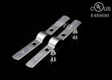 ซิงก์ Plated / สีดําเหล็กท่อ Clamps กับบอลท์, ท่อถือ Clamps UL มาตรฐาน