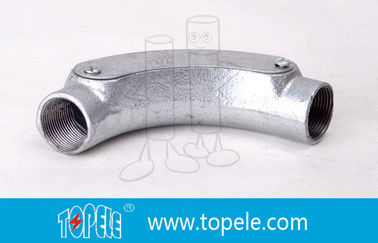20MM 3 / 4 ช่อง, 1 ช่องBS4568 GI กล่องแยกกลมเหล็กเอลโค้ทเหล็กที่สามารถปรับปรุงได้