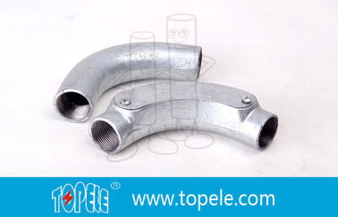 20MM 3 / 4 ช่อง, 1 ช่องBS4568 GI กล่องแยกกลมเหล็กเอลโค้ทเหล็กที่สามารถปรับปรุงได้
