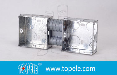 กล่องไฟฟ้า / 2-แก๊ง British Standard กล่องสายไฟฟ้าโลหะที่มี PVC กล่องสวิทช์