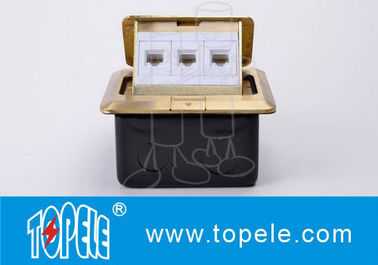 แผนกสไตล์สแควร์ Gfci Receptacles Pop Up Socket Outlet ด้วยสีที่กําหนดเอง