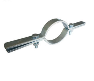 สีดําเหล็กท่อ Riser Clamp / UL มาตรฐานท่อถือ Clamp กับ 1/2 &quot;ถึง 6&quot; ขนาด / วัสดุก่อสร้าง