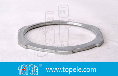 ISO Standard Zinc Conduit Locknut Conduit Fittings for Rigid / IMC / EMT อุปกรณ์ประกอบไฟฟ้าสําหรับเครื่องยนต์ที่แข็ง / IMC / EMT