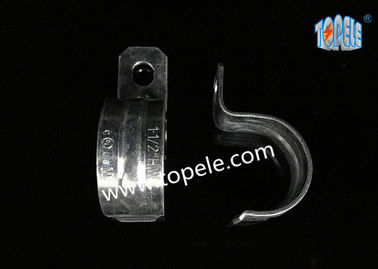 ซิงค์ Plated One Hole Saddle Pipe Clamp/ Straps สําหรับสาย EMT
