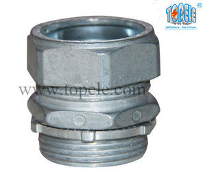ใบรับรอง ISO NPT Thread Zinc EMT เครื่องเชื่อมต่อการบด