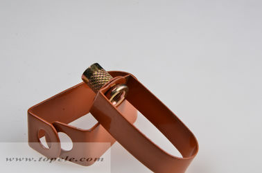 ทองแดง Epoxy ท่อเหล็กเคลือบ clamps สลับลุปแขวน / สลับวงแหวน
