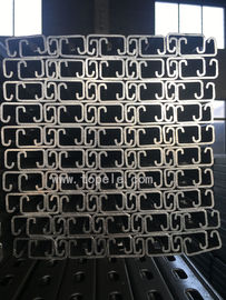 Hot Dip เหล็กเหล็กกระปุกสล็อต Unistrut ช่องทางเพื่อสนับสนุนท่อ 41X 41MM