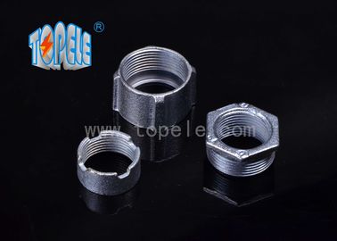ซิงค์ Plated ทองเหลืองอ่อนโยนสามชิ้น Coupling สําหรับ Threaded สายไฟแข็ง / สายไฟ IMC
